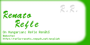 renato refle business card