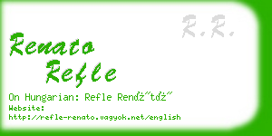 renato refle business card